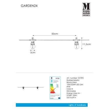Markslöjd 107292 - LED Kültéri dekoratív lánc GIRLAND GARDEN 10xLED 5,5m IP44