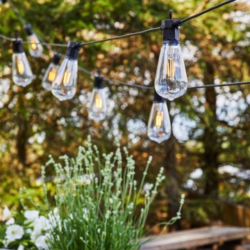 Markslöjd 107293 - LED kültéri dekorációs fényfüzér GIRLANDA GARDEN 10xLED 5,5m IP44