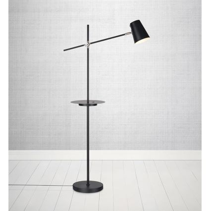 Markslöjd 107307 - Állólámpa USB - vel LINEAR 1xE14/40W/230V