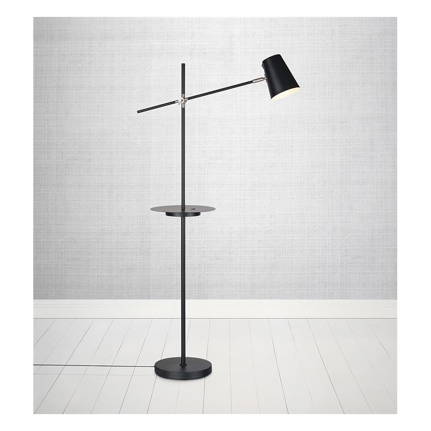 Markslöjd 107307 - Állólámpa USB - vel LINEAR 1xE14/40W/230V