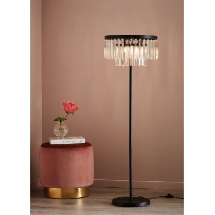 Markslöjd 107775 - Kristály állólámpa VENTIMIGLIA 3xE14/40W/230V