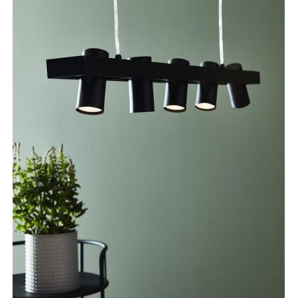 Markslöjd 107784 - Csillár zsinóron TORINO 5xGU10/7W/230V