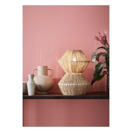 Markslöjd 107983 - Asztali lámpa STRAW 1xE27/40W/230V