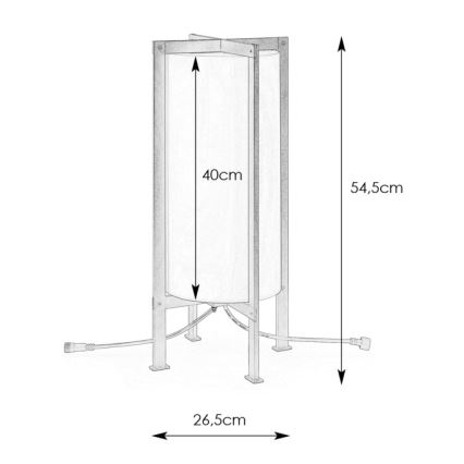 Markslöjd 107987 - LED kültéri lámpa GARDEN24 LED/6W/24V 54 cm IP44 fekete