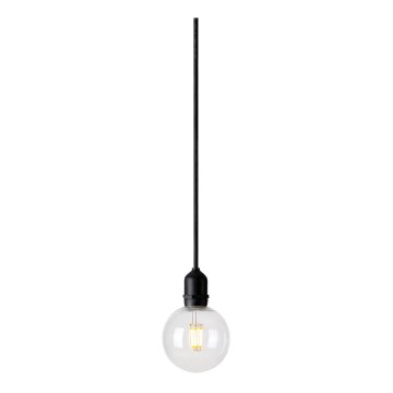 Markslöjd 107989 - GARDEN24 LED kültéri függesztett lámpa LED/2,86W/24V IP44 fekete/átlátszó