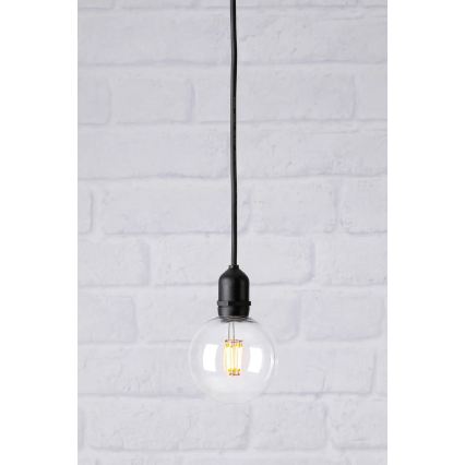 Markslöjd 107989 - GARDEN24 LED kültéri függesztett lámpa LED/2,86W/24V IP44 fekete/átlátszó