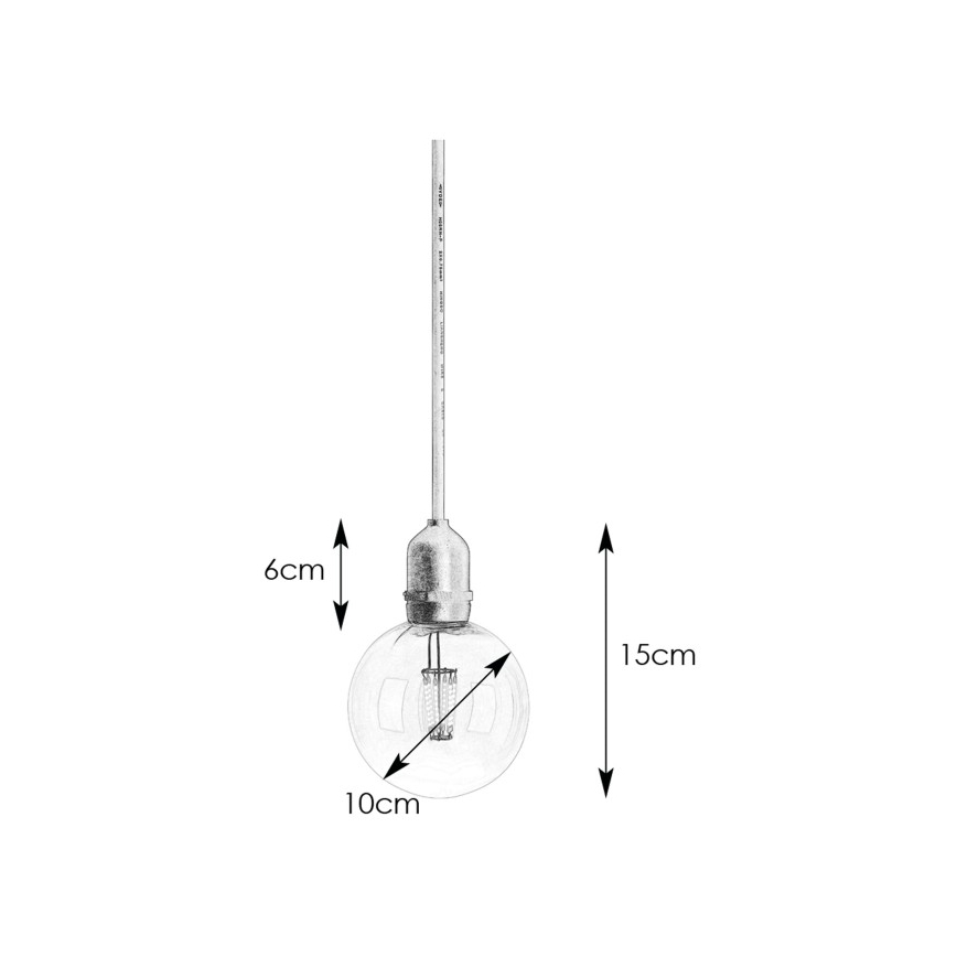 Markslöjd 107989 - GARDEN24 LED kültéri függesztett lámpa LED/2,86W/24V IP44 fekete/átlátszó
