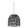Markslöjd 107990 - LED kültéri függeszték GARDEN24 LED/2,86W/24V IP44 rattan/fekete