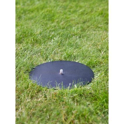 Markslöjd 107996 - GARDEN24 szerelőtalp, átmérő 25 cm, fekete