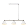 Markslöjd 108075 - Csillár zsinóron KLINT 3xE14/40W/230V fehér