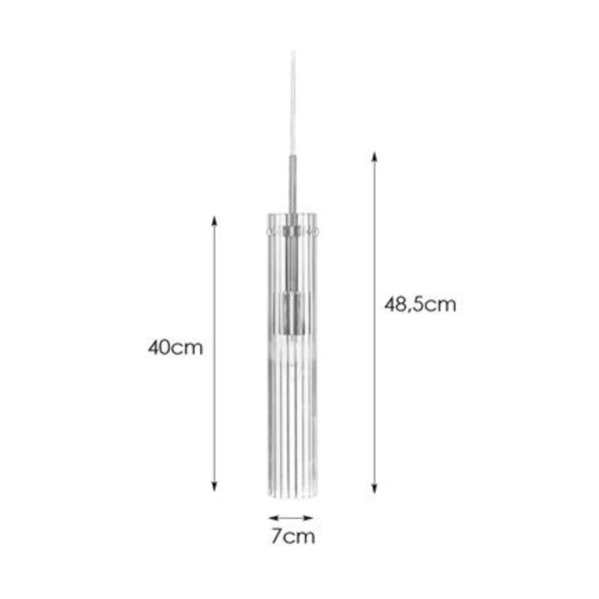 Markslöjd 108112 - Csillár zsinóron TUBO 1xE14/40W/230V