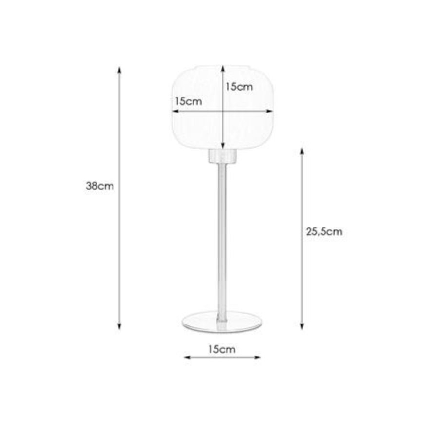 Markslöjd 108121 - Asztali lámpa SOBER 1xE27/60W/230V matt króm