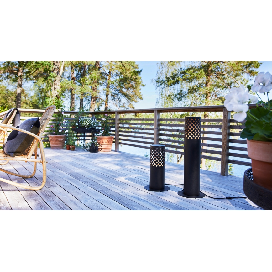 Markslöjd 108175 - LED kültéri lámpatest GARDEN24 LED/6W/24V 68 cm IP44 fekete