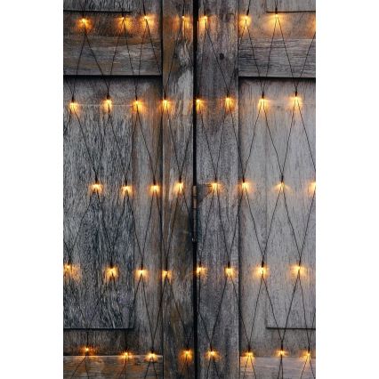 Markslöjd 108178 - LED kültéri karácsonyi fényfüggöny GARDEN24 160xLED/24V 2x2m meleg fehér