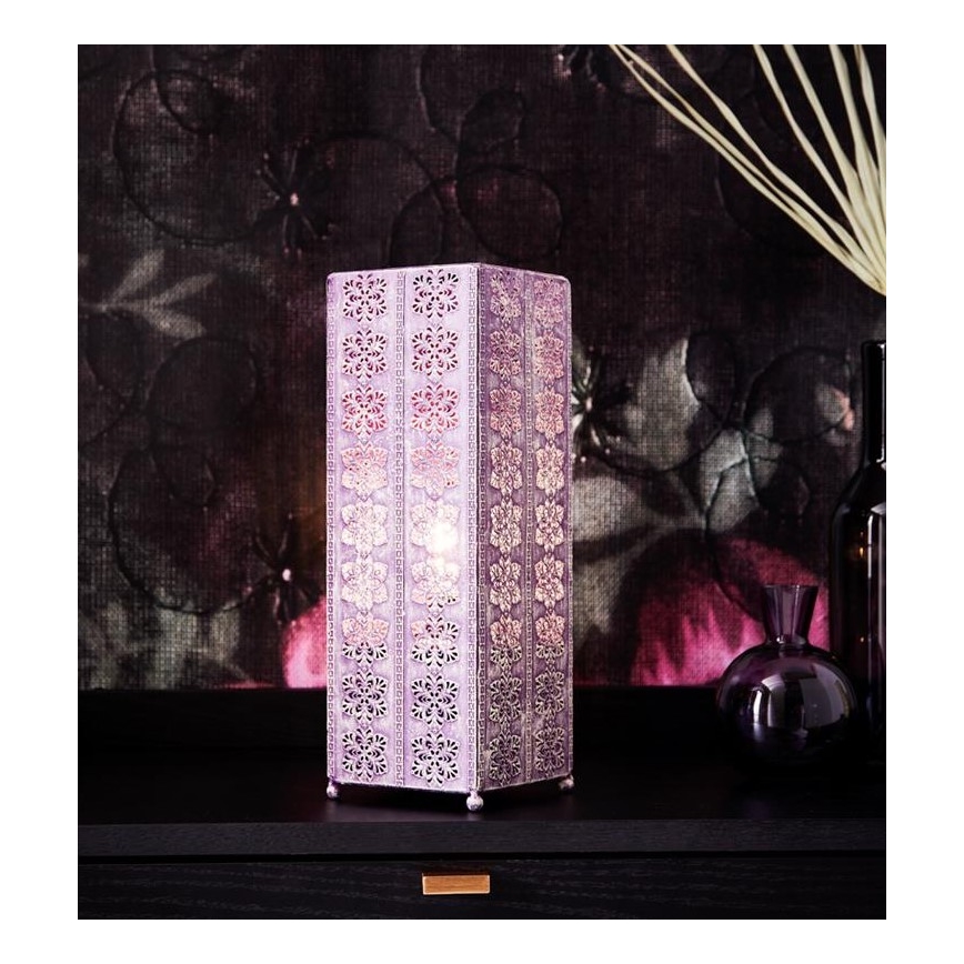 Markslöjd 108224 - Asztali lámpa AGRA 1xE14/18W/230V lila