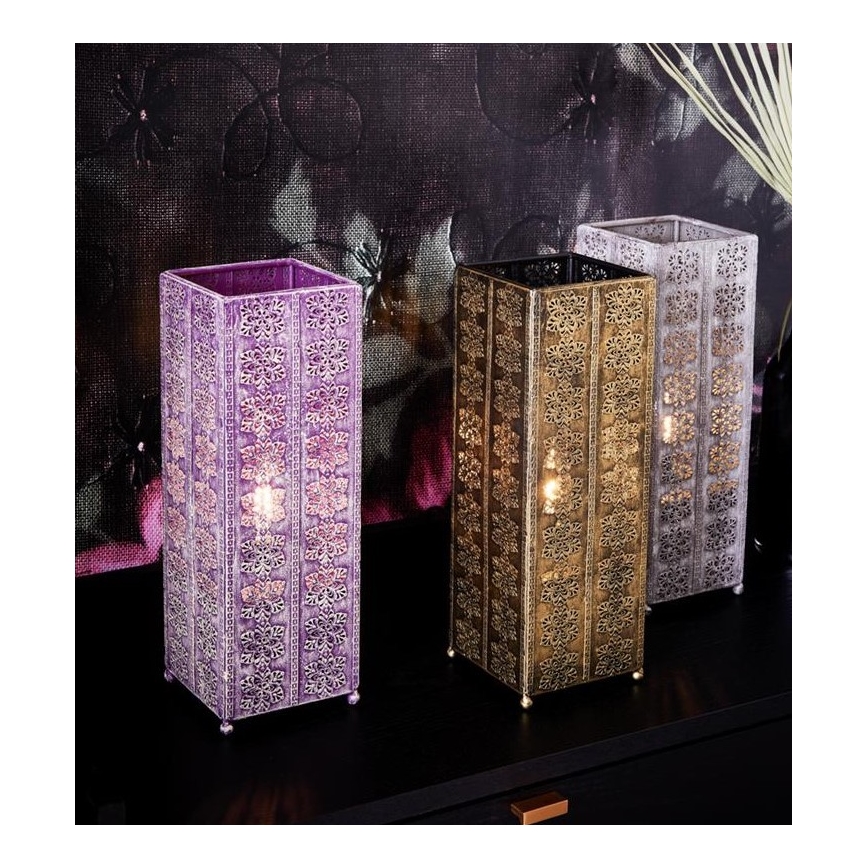 Markslöjd 108224 - Asztali lámpa AGRA 1xE14/18W/230V lila