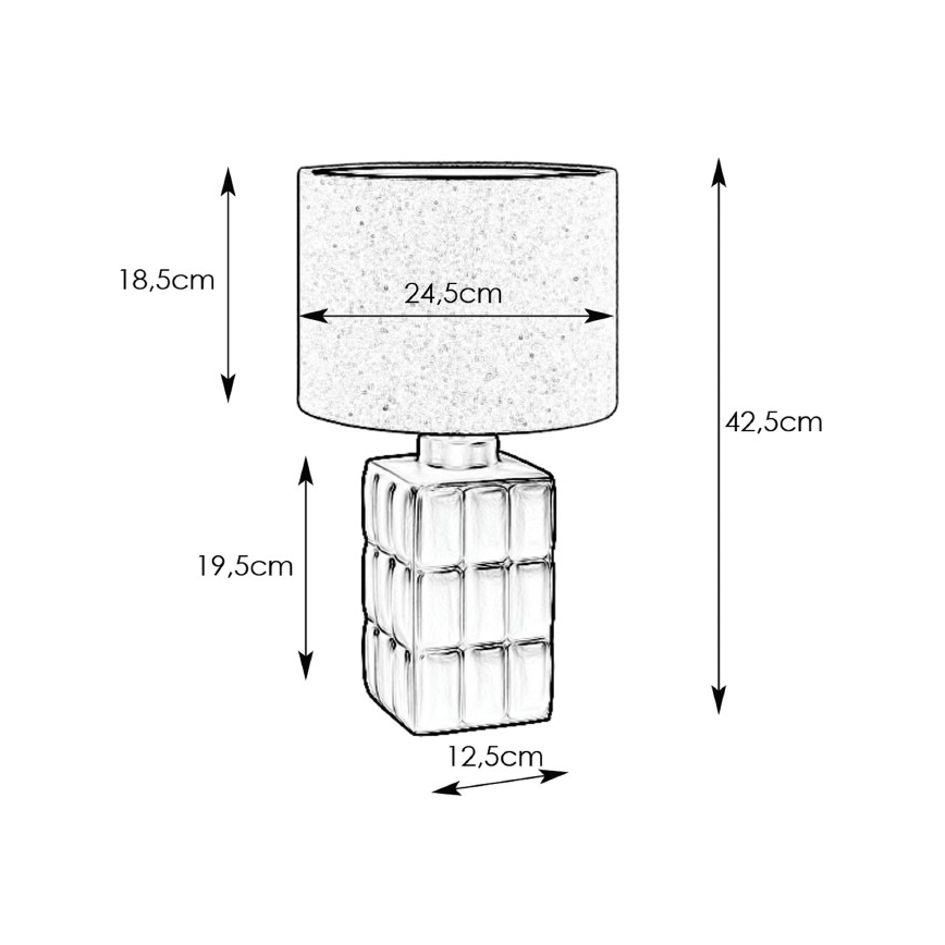 Markslöjd 108248 - Asztali lámpa CUSCINI 1xE14/40W/230V