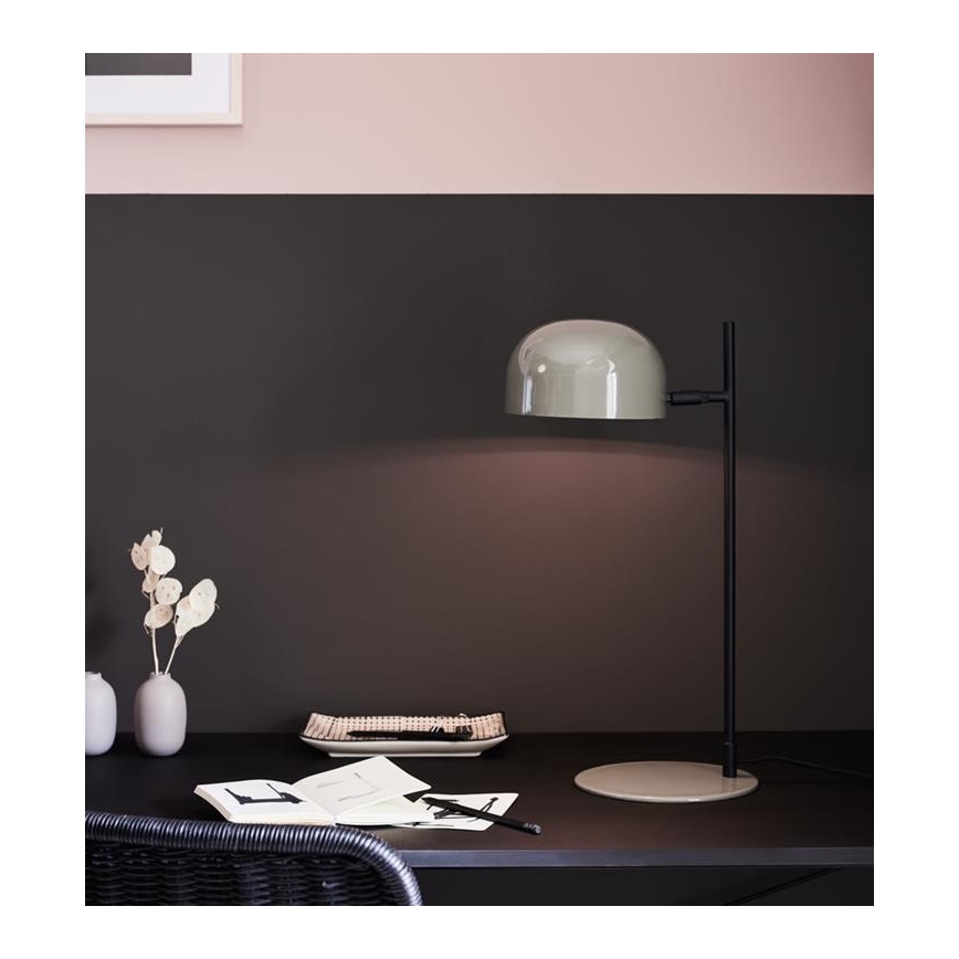 Markslöjd 108292 - Asztali lámpa POSE 1xE14/25W/230V szürke