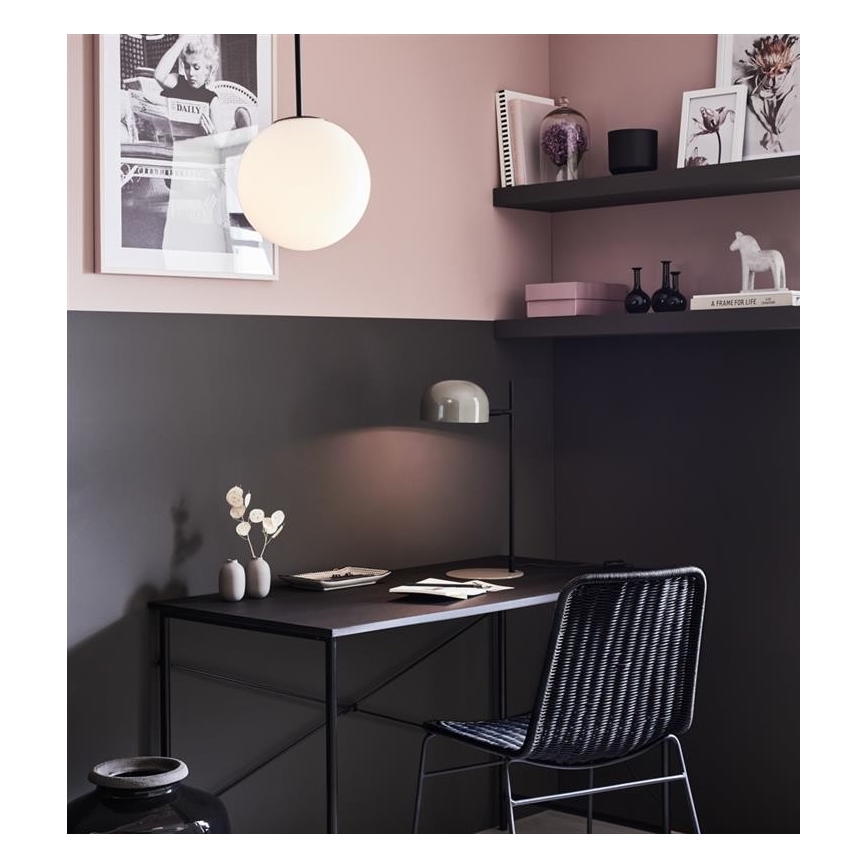 Markslöjd 108292 - Asztali lámpa POSE 1xE14/25W/230V szürke