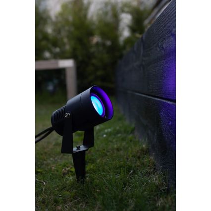 Markslöjd 108404 - LED RGBW kültéri lámpa GARDEN24 LED/6W/24V 30 cm IP44 fekete