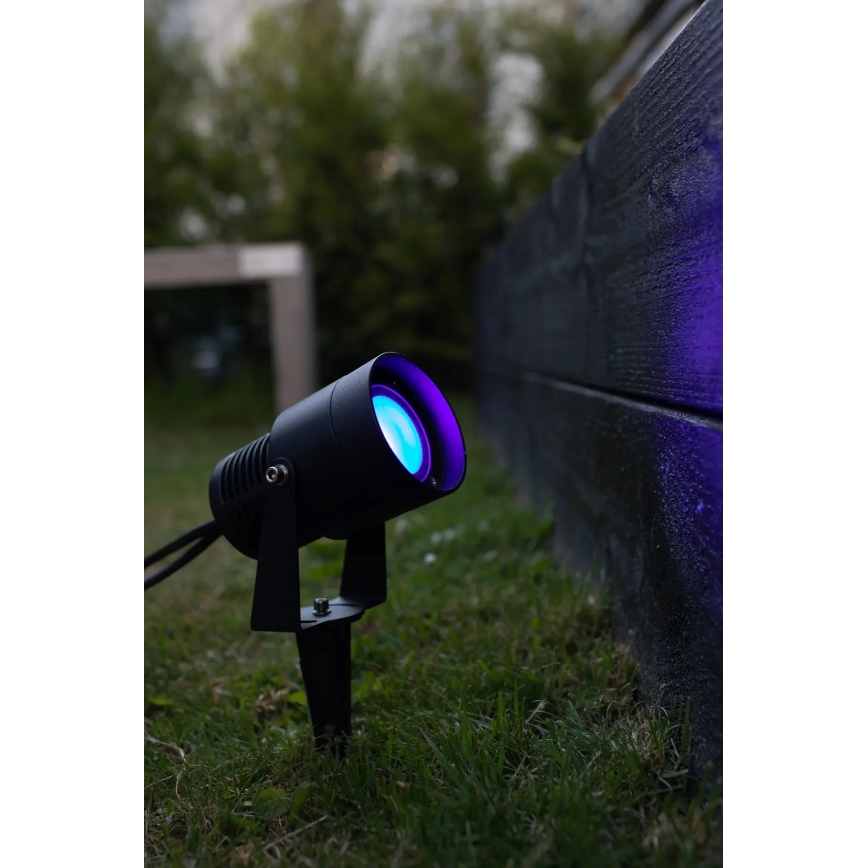 Markslöjd 108404 - LED RGBW kültéri lámpa GARDEN24 LED/6W/24V 30 cm IP44 fekete