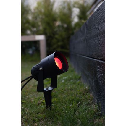 Markslöjd 108404 - LED RGBW kültéri lámpa GARDEN24 LED/6W/24V 30 cm IP44 fekete