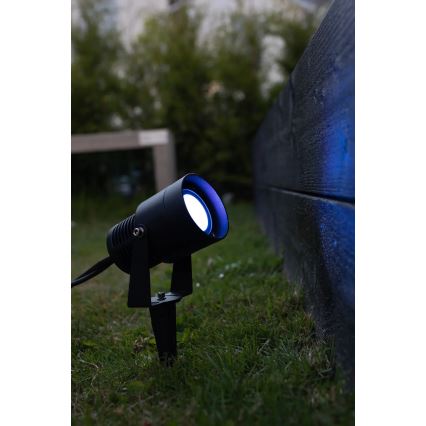 Markslöjd 108404 - LED RGBW kültéri lámpa GARDEN24 LED/6W/24V 30 cm IP44 fekete