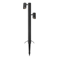 Markslöjd 108486 - LED kültéri lámpa GARDEN24 2xLED/6W/24V 80 cm IP44 fekete
