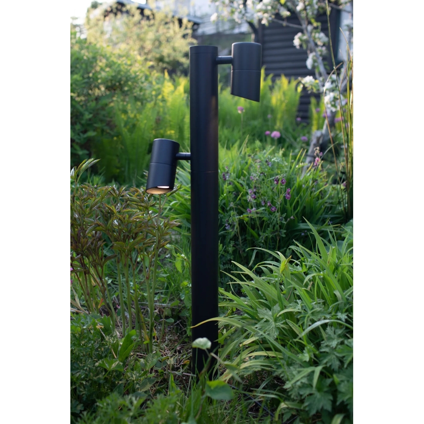 Markslöjd 108486 - LED kültéri lámpa GARDEN24 2xLED/6W/24V 99 cm IP44 fekete