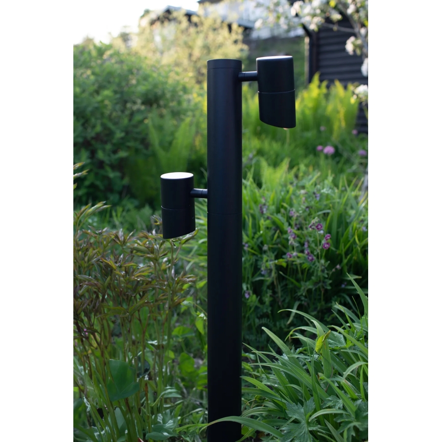 Markslöjd 108486 - LED kültéri lámpa GARDEN24 2xLED/6W/24V 99 cm IP44 fekete