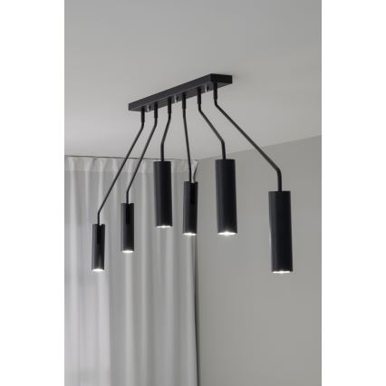 Markslöjd 108508 - Spotlámpa RAMUS 6xGU10/25W/230V fekete