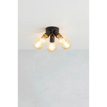 Markslöjd 108552 - Mennyezeti lámpa MAZZO 5xE27/40W/230V fekete