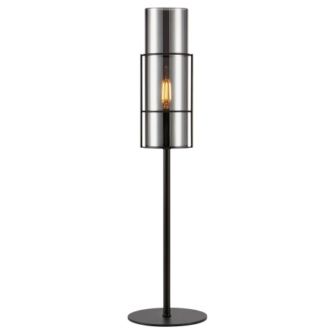 Markslöjd 108559 - Asztali lámpa TUBO 1xE14/40W/230V 50 cm fekete