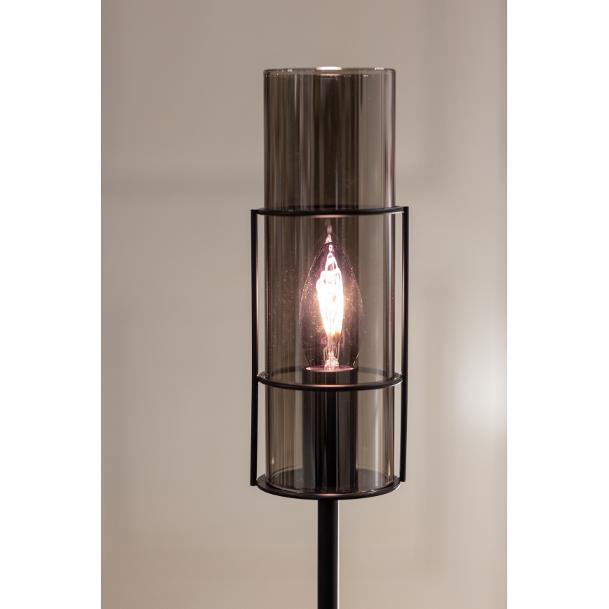 Markslöjd 108560 - Asztali lámpa TORCIA 1xE14/40W/230V 65 cm fekete