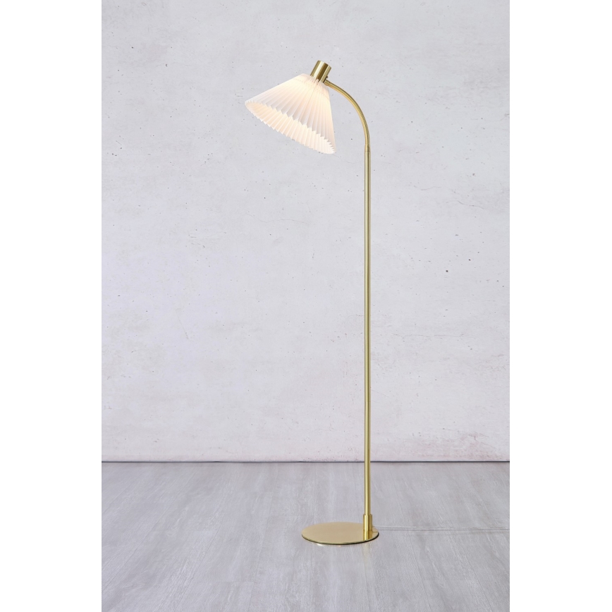 Markslöjd 108569 - Állólámpa MIRA 1xE27/40W/230V arany