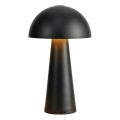 Markslöjd 108655 - LED fényerőszabályozható, tölthető asztali lámpa FUNGI LED/1,5W/5V 2000 mAh IP44 fekete