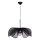 Markslöjd 108662 - Csillár zsinóron STYRKA 1xE27/40W/230V átm. 75 cm fekete