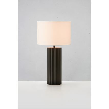 Markslöjd 108670 - Asztali lámpa HASHIRA 1xE27/40W/230V fehér/fekete