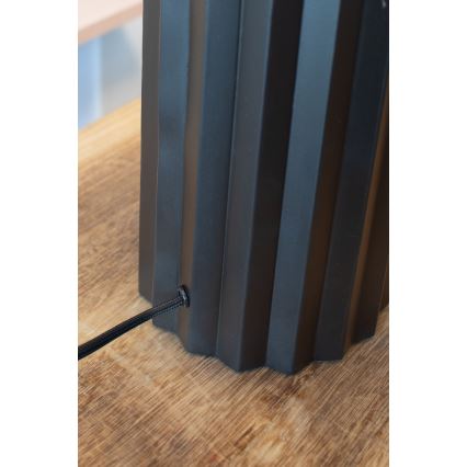 Markslöjd 108670 - Asztali lámpa HASHIRA 1xE27/40W/230V fehér/fekete