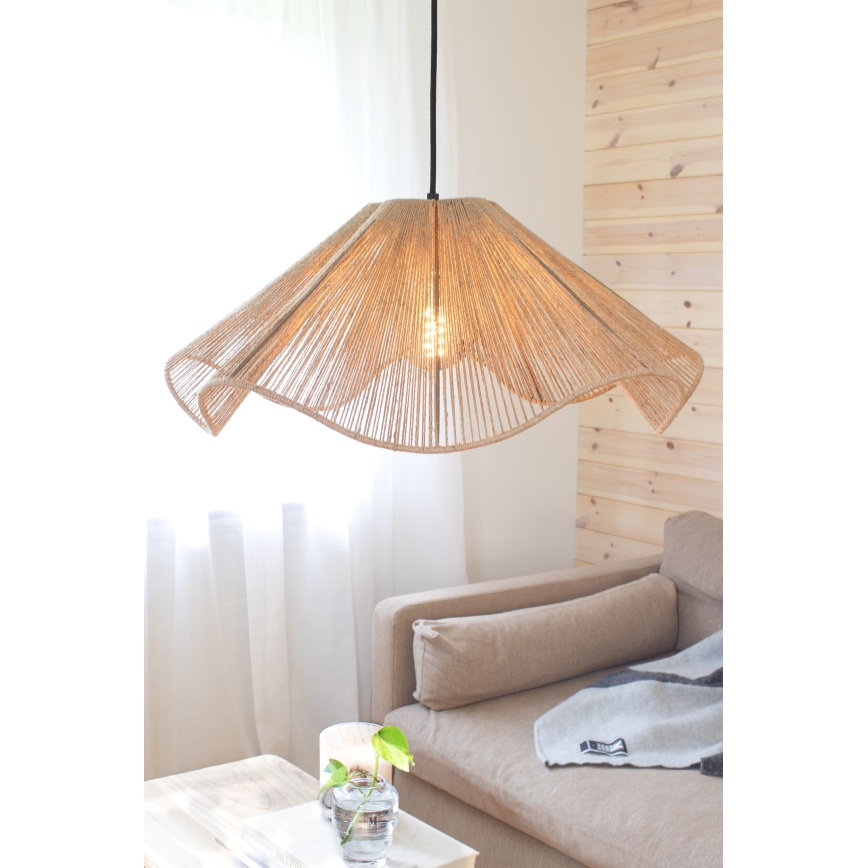 Markslöjd 108681 - Csillár zsinóron NAMI 1xE27/40W/230V barna