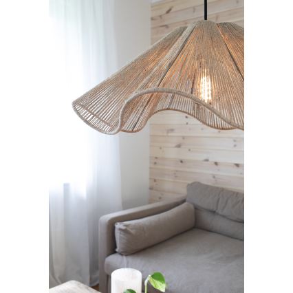 Markslöjd 108681 - Csillár zsinóron NAMI 1xE27/40W/230V barna