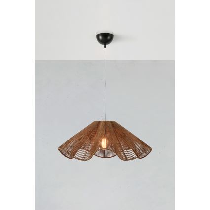 Markslöjd 108681 - Csillár zsinóron NAMI 1xE27/40W/230V barna