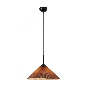 Markslöjd 108709 - Csillár zsinóron PLISADO 1xE27/40W/230V átm. 50 cm szürke