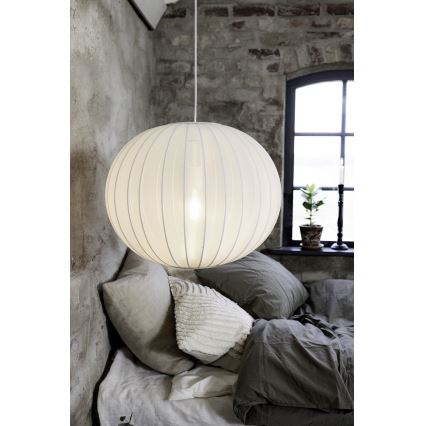 Markslöjd 108792 - Csillár zsinóron FORENCE 1xE27/40W/230V átm. 50 cm fehér