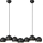 Markslöjd 108860 - Csillár zsinóron CUPOLO 7xE14/40W/230V fekete
