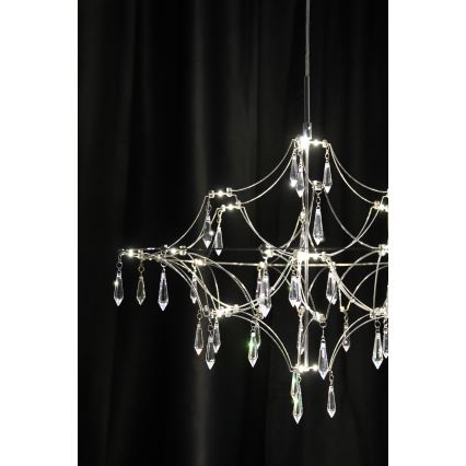 Markslöjd 108869 - LED Dimmelhető kristálycsillár zsinóron EFESOS LED/14W/230V átm. 60 cm