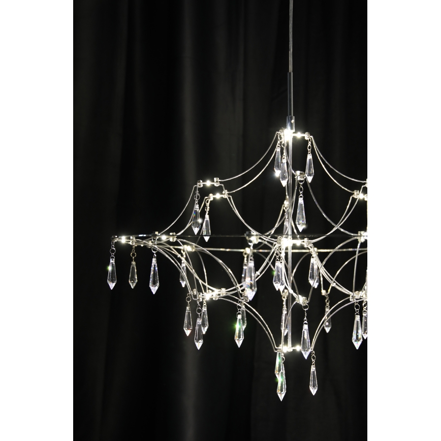 Markslöjd 108869 - LED Dimmelhető kristálycsillár zsinóron EFESOS LED/14W/230V átm. 60 cm