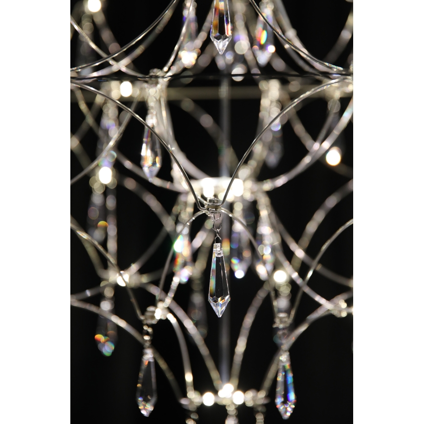 Markslöjd 108870 - LED Dimmelhető kristálycsillár zsinóron EFESOS LED/25W/230V átm. 80 cm