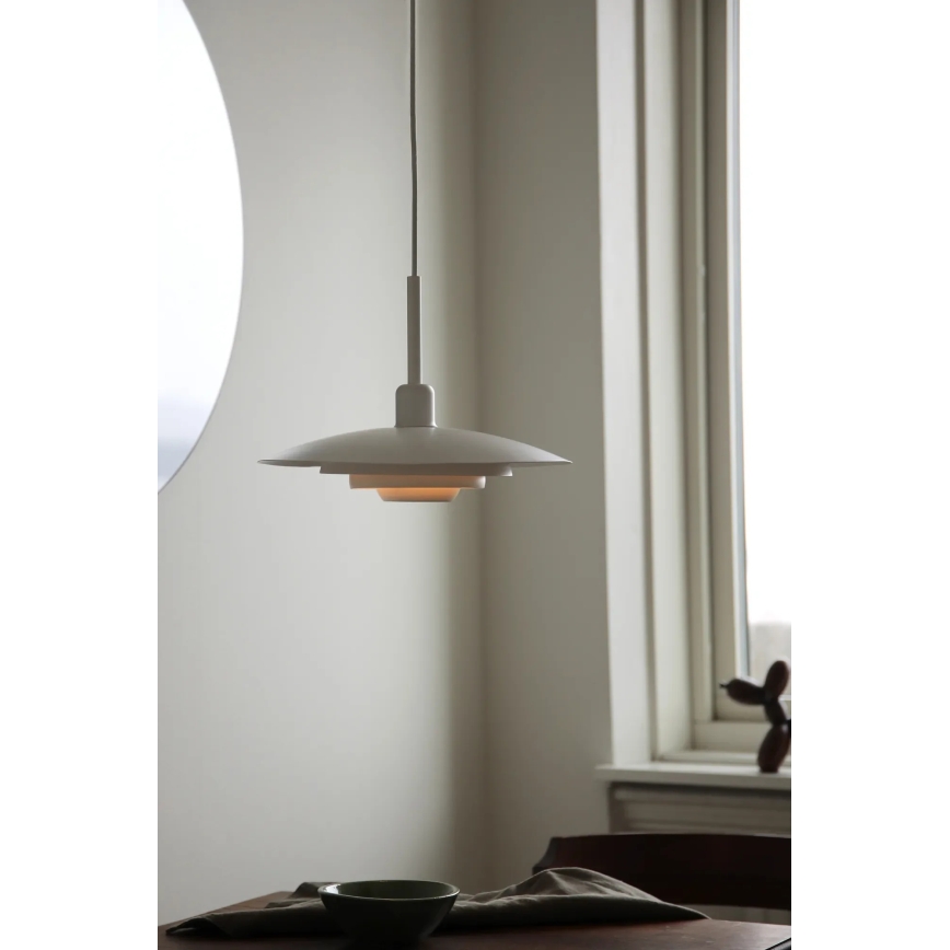 Markslöjd 108874 - PINY kábeles függőlámpa 1xE27/60W/230V, Ø 35 cm, fehér