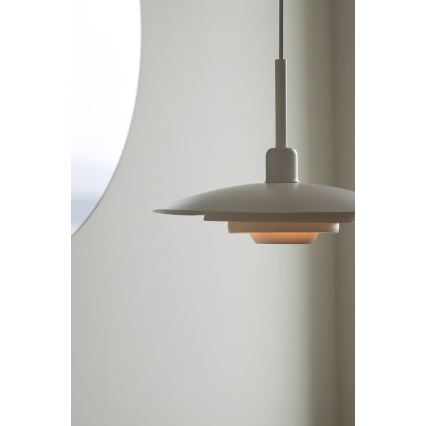 Markslöjd 108874 - PINY kábeles függőlámpa 1xE27/60W/230V, Ø 35 cm, fehér